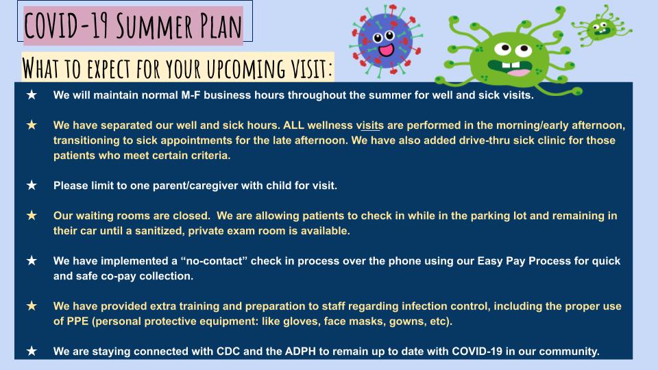 COVID-19 Summer Plan